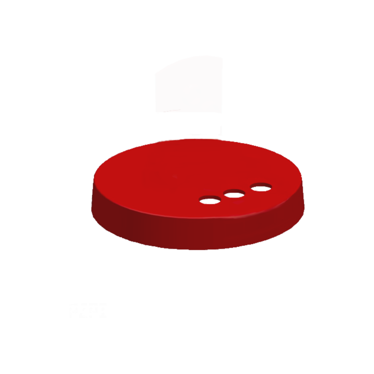 комплект для Б-023 Глухая крышка Пластик D49 Snap on красный, (2000шт)